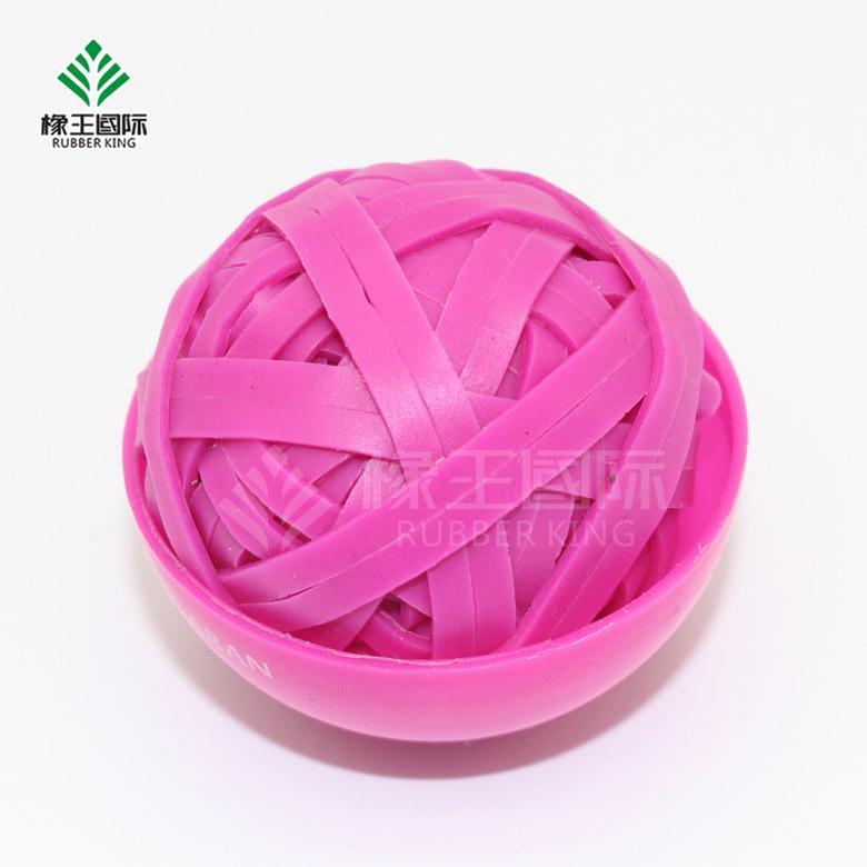 彩色橡皮筋球工业捆扎包装专用环保耐高温橡胶圈